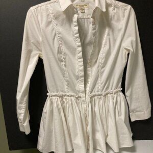 VINTAGE BURBERRY  WOMENS  BLOUSE SIZE 4